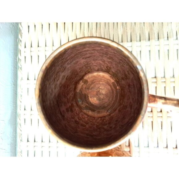 Morken Barware Set of 2 Hammered Copper Moscow Mule Mugs - Picture 7 of 10